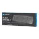Natec | Keyboard | Discus 2 Slim | Standard | Wired | US | Black | USB 2.0 | 424 g | Numeric keypad