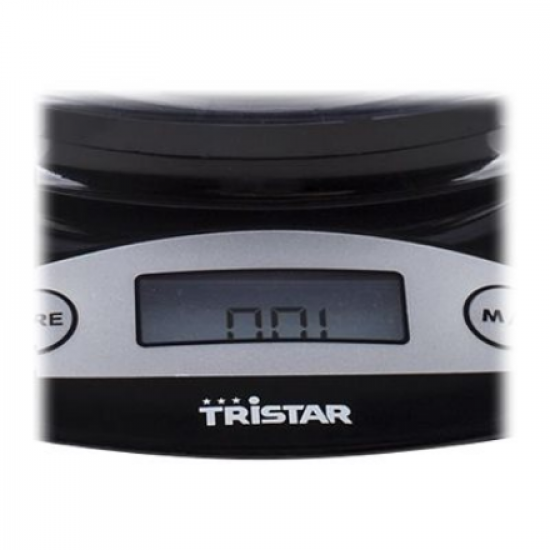 Tristar | Kitchen scale | KW-2430 | Maximum weight (capacity) 2 kg | Graduation 1 g | Display type LCD | Black