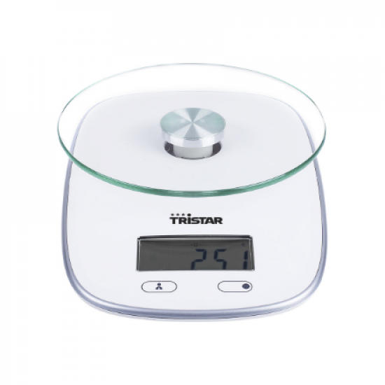 Tristar KW-2445 Kitchen scale, White | Tristar | Kitchen scales | KW-2445 | Maximum weight (capacity) 5 kg | Graduation 1 g | Display type LCD | White