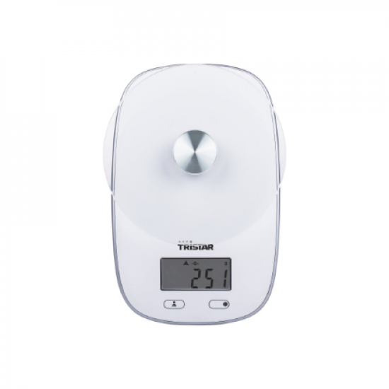 Tristar KW-2445 Kitchen scale, White | Tristar | Kitchen scales | KW-2445 | Maximum weight (capacity) 5 kg | Graduation 1 g | Display type LCD | White