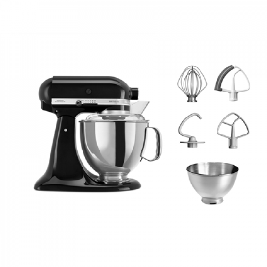 KitchenAid Mixer | Artisan Elegance 5KSM175PSEOB | 300 W | Number of speeds 10 | Bowl capacity 4.8 L | Onyx Black