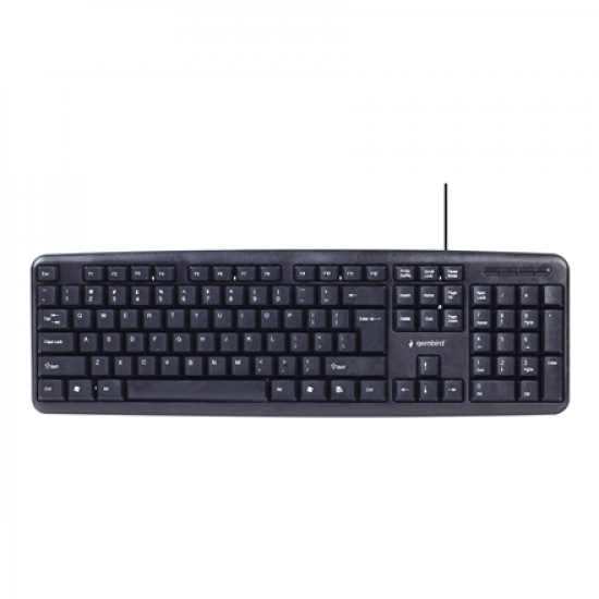 Gembird | 4-in-1 Multimedia office set | KBS-UO4-01 | Keyboard, Mouse, Pad and Headset Set | Wired | Mouse included | US | Black | 630 g