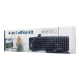 Gembird | 4-in-1 Multimedia office set | KBS-UO4-01 | Keyboard, Mouse, Pad and Headset Set | Wired | Mouse included | US | Black | 630 g
