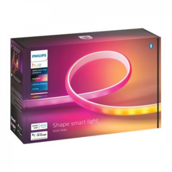 Philips Hue | Lightstrip | Hue Gradient Lightstrip 2m Base Kit | White and colored light
