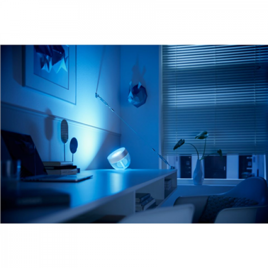 Philips Hue | Hue Iris Portable Lamp, Silver Special Edition | Silver | Portable lamp