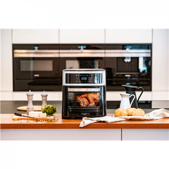 Adler | Airfryer Oven | AD 6309 | Power 1700 W | Capacity 13 L | Stainless steel/Black