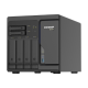QNAP | 6-Bay QuTS hero NAS | TS-H686-D1602-8G | Up to 6 HDD/SSD Hot-Swap | Intel Xeon | Xeon D-1602 Dual-Core | Processor frequency 2.5 GHz | 8 GB | DDR4