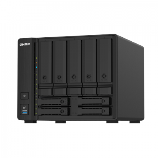 QNAP | 9-Bay QTS NAS | TS-932PX-4G | Up to 9 HDD/SSD Hot-Swap | AnnapurnaLabs Alpine | AL324 ARM Cortex-A57 Quad-Core | Processor frequency 1.7 GHz | 4 GB | DDR4