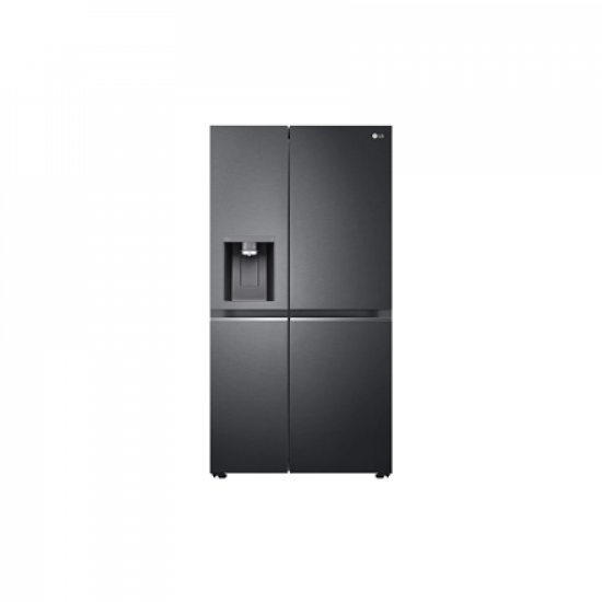 LG | Refrigerator | GSLV71MCLE | Energy efficiency class E | Free standing | Side by side | Height 179 cm | No Frost system | Fridge net capacity 416 L | Freezer net capacity 219 L | 36 dB | Matte Black