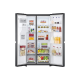 LG | Refrigerator | GSLV71MCLE | Energy efficiency class E | Free standing | Side by side | Height 179 cm | No Frost system | Fridge net capacity 416 L | Freezer net capacity 219 L | 36 dB | Matte Black