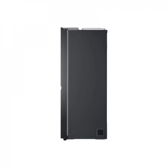 LG | Refrigerator | GSLV71MCLE | Energy efficiency class E | Free standing | Side by side | Height 179 cm | No Frost system | Fridge net capacity 416 L | Freezer net capacity 219 L | 36 dB | Matte Black