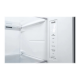 LG | Refrigerator | GSLV71MCLE | Energy efficiency class E | Free standing | Side by side | Height 179 cm | No Frost system | Fridge net capacity 416 L | Freezer net capacity 219 L | 36 dB | Matte Black