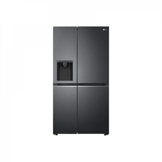 LG | Refrigerator | GSLV71MCLE | Energy efficiency class E | Free standing | Side by side | Height 179 cm | No Frost system | Fridge net capacity 416 L | Freezer net capacity 219 L | 36 dB | Matte Black