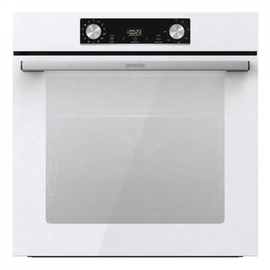 Gorenje | Oven | BOS6737E06WG | 77 L | Multifunctional | EcoClean | Mechanical control | Steam function | Height 59.5 cm | Width 59.5 cm | White