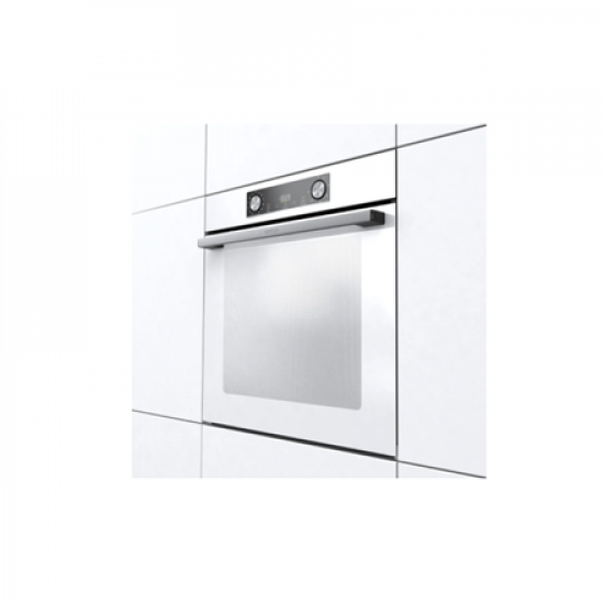 Gorenje | Oven | BOS6737E06WG | 77 L | Multifunctional | EcoClean | Mechanical control | Steam function | Height 59.5 cm | Width 59.5 cm | White