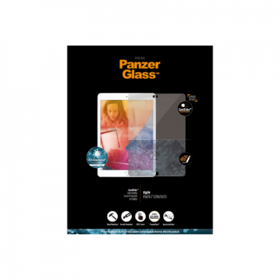 PanzerGlass | Screen Protector with CamSlider | iPad (19/20/21)CF | Transparent