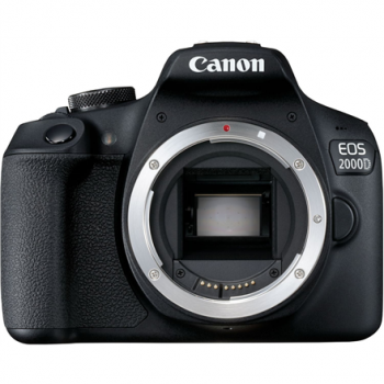 Canon | D.CAMERA EOS 2000D BK BODY EU26 | Megapixel 24.1 MP | Image stabilizer | ISO sensitivity (max) 12800 | Display diagonal 3.0 