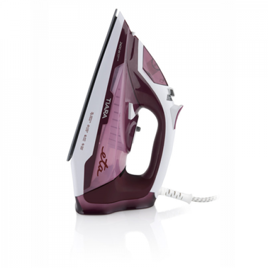 ETA | Iron | ETA126990000 Tiara II | Steam Iron | 2400 W | Water tank capacity 450 ml | Continuous steam 40 g/min | Steam boost performance 130 g/min | Red