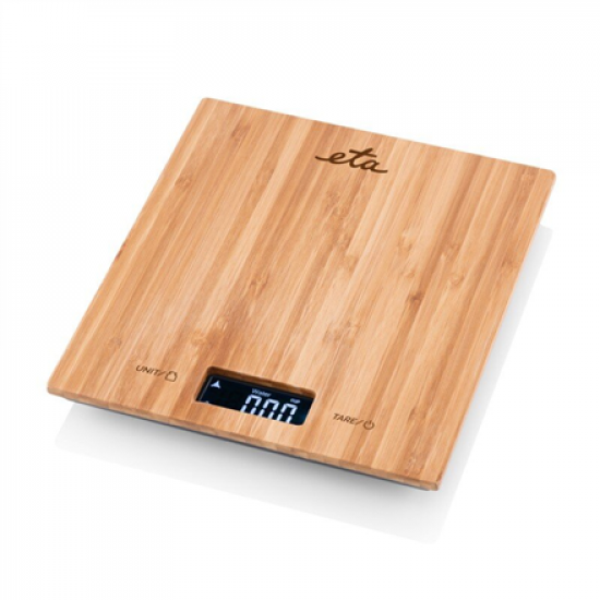 ETA | Kitchen scale | ETA977890000 Bambi | Maximum weight (capacity) 5 kg | Graduation 1 g | Display type LCD | Brown