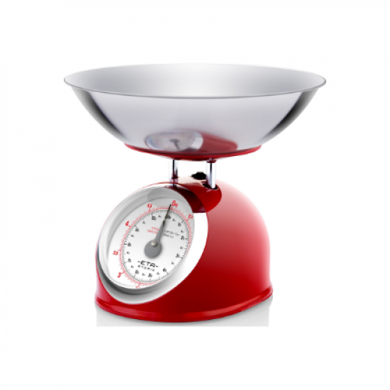 ETA | Kitchen scale | ETA577790030 Storio | Maximum weight (capacity) 5 kg | Graduation 25 g | Red