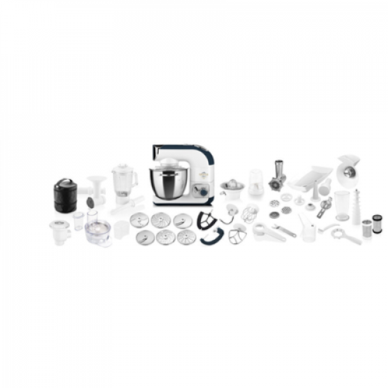 ETA | Food processor | ETA002890092 Gratus Vital II | 1200 W | Number of speeds 6 | Bowl capacity 5.5 L | Blender | Meat mincer | White
