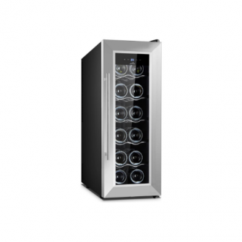 ETA | Wine Cooler | ETA978290010F | Energy efficiency class F | Free standing | Bottles capacity 12 | Cooling type Thermoelectric | Black/Silver