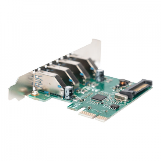 Digitus | USB 3.0, 4 Port, PCI Express Add-On card 4 Ports A/F External, VL805 chipset | DS-30221-1