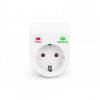 Surge protector with power and protected LED safety outlet | DN-95400 | Sockets quantity 1