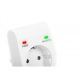 Surge protector with power and protected LED safety outlet | DN-95400 | Sockets quantity 1