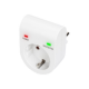 Surge protector with power and protected LED safety outlet | DN-95400 | Sockets quantity 1