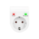 Surge protector with power and protected LED safety outlet | DN-95400 | Sockets quantity 1