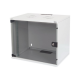 Digitus | 7U wall mounting cabinet | DN-19 07U-S-1 | Grey | Safety class rating IP20. Lockable safety-glass door. 200° door opening angle. Front door: Glass door, single opening. Unmounted 370x540x400 mm