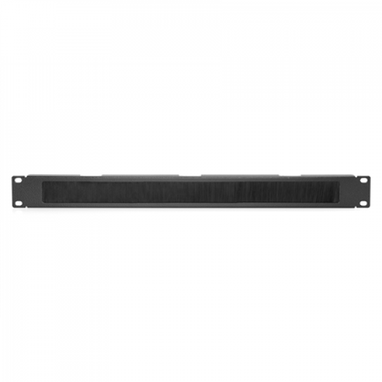Digitus | 1U cable brush management panel open brush | DN-97661 | Black | The Cable Brush Management Panel is getting fixed on the 483 mm (19”) profile rails