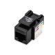 Class D CAT 5e Keystone Jack | DN-93501 | Unshielded RJ45 to LSA | Cable installation via LSA strips, color coded according to EIA/TIA 568 A & B; The Cat 5e keystone module supports transmission speeds of up to 1 GBit/s & 100 MHz in connection with cat. 5