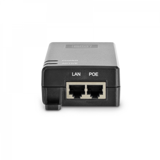 Digitus | Gigabit Ethernet PoE+ Injector | DN-95103-2 | 10/100/1000 Mbit/s | Ethernet LAN (RJ-45) ports 1xRJ-45 10/100/1000 Mbps Gigabit, 1xRJ-45 10/100/1000 Mbps PoE Output