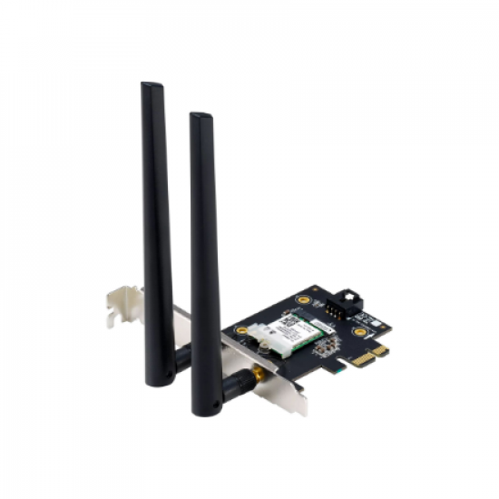 AX1800 Dual-Band Bluetooth 5.2 PCIe Wi-Fi Adapter | PCE-AX1800 | 802.11ax | 574+1201 Mbit/s | Mesh Support No | MU-MiMO Yes | No mobile broadband | Antenna type External