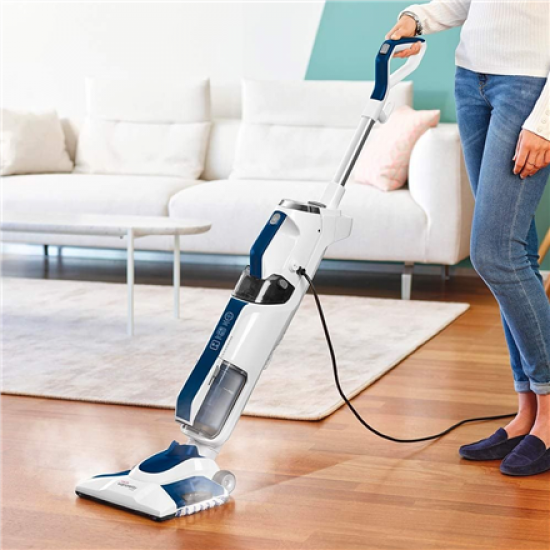 Polti | Vacuum steam mop with portable steam cleaner | PTEU0299 Vaporetto 3 Clean_Blue | Power 1800 W | Steam pressure Not Applicable bar | Water tank capacity 0.5 L | White/Blue
