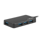 Natec | 4 Port Hub With USB 3.0 | Moth NHU-1342 | Black | 0.15 m