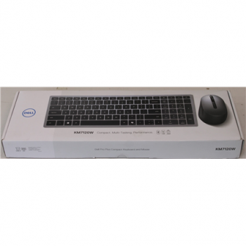 SALE OUT.  | Dell | Keyboard and Mouse | KM7120W | Wireless | 2.4 GHz, Bluetooth 5.0 | Batteries included | Bluetooth | Wireless connection | US | Titan Gray | REFURBISHED