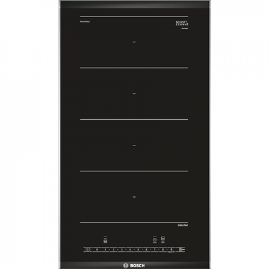 Bosch | Hob | PXX375FB1E | Induction | Number of burners/cooking zones 2 | Touch | Timer | Black
