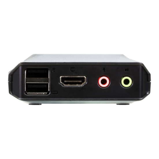 Aten | 2-Port USB 4K HDMI Cable KVM Switch with Remote Port Selector | CS22H-AT
