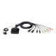 Aten | 2-Port USB 4K HDMI Cable KVM Switch with Remote Port Selector | CS22H-AT