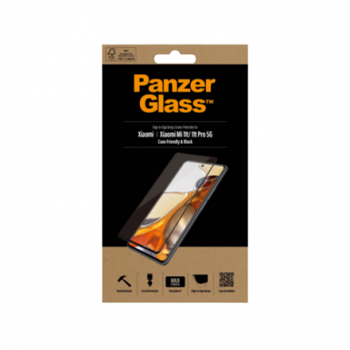 PanzerGlass | Screen protector | Xiaomi | Mi 11t/Mi 11t Pro 5G | Glass | Black | Full frame coverage; Rounded edges; 100% touch preservation | Case friendly