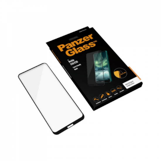 PanzerGlass | Screen protector | Nokia | X10/X20 | Glass | Black | Full frame coverage; 100% touch preservation; Rounded edges | Case friendly