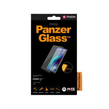 PanzerGlass | Screen protector | Motorola | Moto g100 | Glass | Black | Full frame coverage; 100% touch preservation; Rounded edges | Case friendly