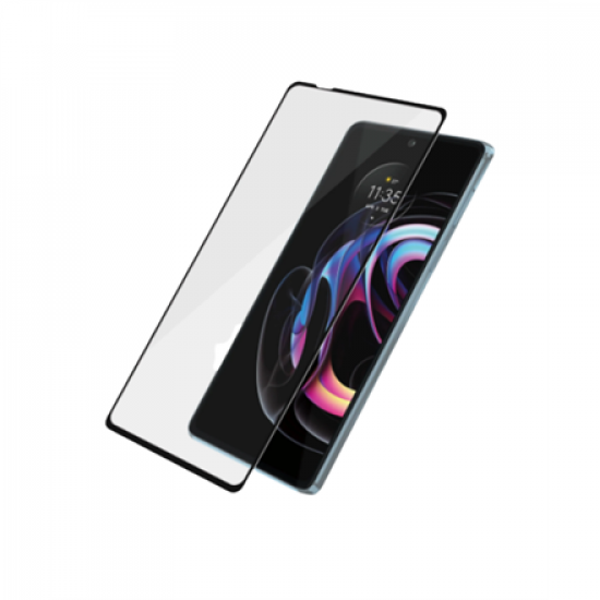PanzerGlass | Screen protector | Motorola | Edge 20 Pro | Glass | Black | Full frame coverage; 100% touch preservation; Rounded edges | Case friendly