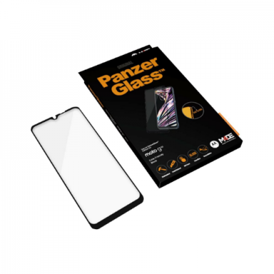 PanzerGlass | Screen protector | Motorola | Moto g50 | Glass | Black | Full frame coverage; 100% touch preservation; Rounded edges | Case friendly
