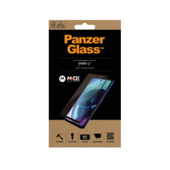 PanzerGlass | Screen protector | Motorola | Moto g51 5G | Glass | Black | Full frame coverage; 100% touch preservation; Rounded edges | Case friendly