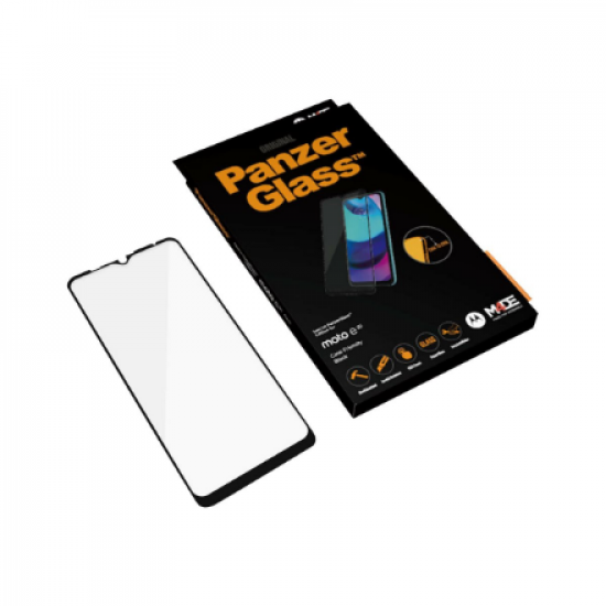 PanzerGlass | Screen protector | Motorola | Moto e20 | Glass | Black | Full frame coverage; 100% touch preservation; Rounded edges | Case friendly