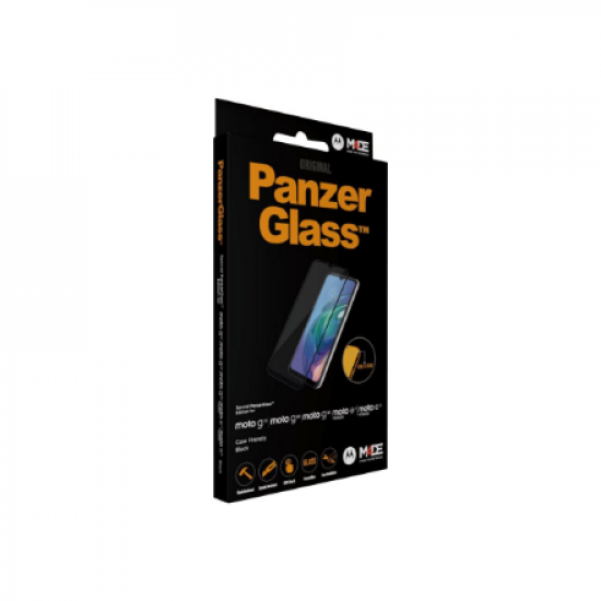 PanzerGlass | Screen protector | Motorola | Moto g10/g30/E7 Power | Glass | Black | Full frame coverage; 100% touch preservation; Rounded edges | Case friendly